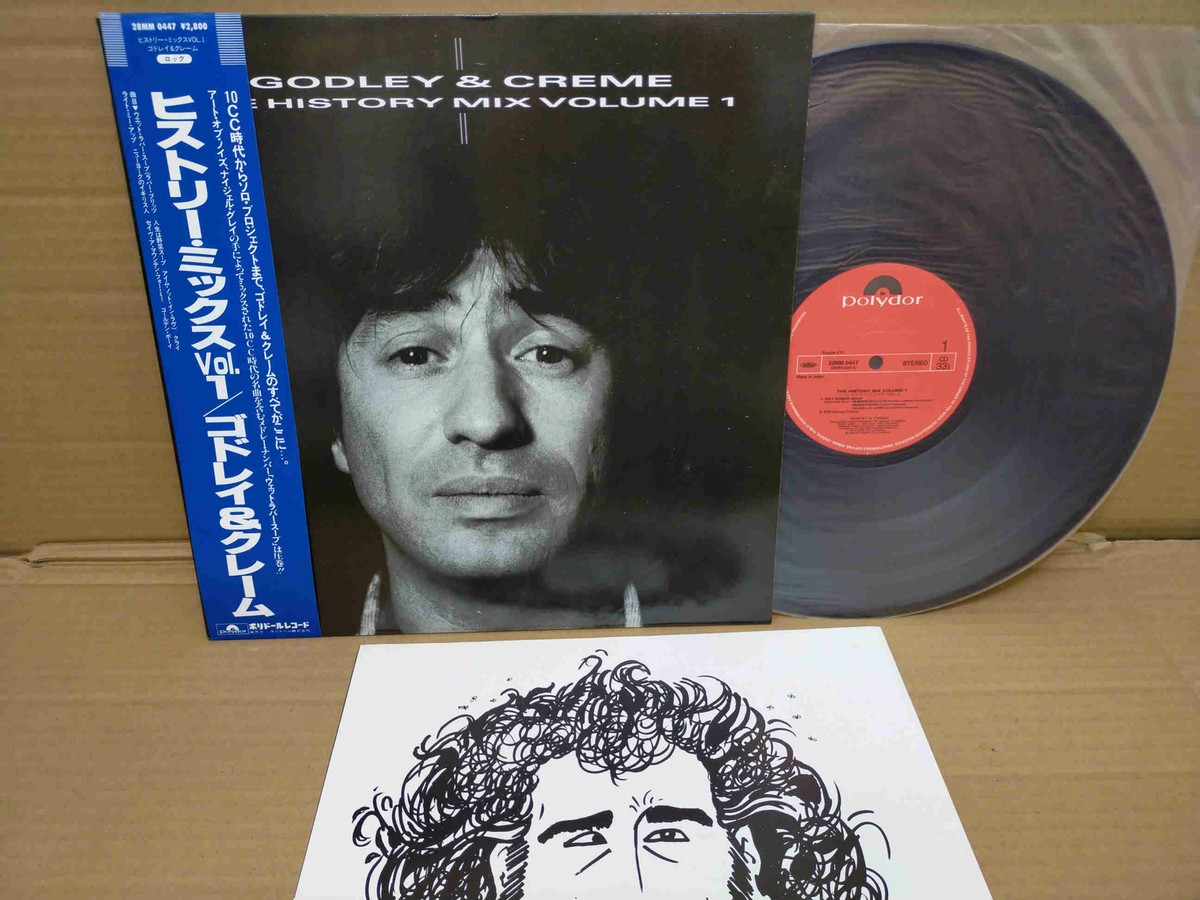 GODLEY & CREME / HISTORY MIX VOLUME 1 28MM0447 JAPAN LP w/OBI 10CC