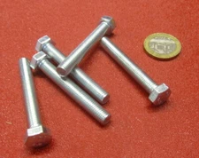 Tap Bolt, Class 8.8 Zinc Steel, FT, M7 x 1.0 x 50 mm Length, 25 Pcs