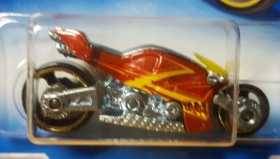 Hot Wheels Canyon Carver Motorcycle Red 1:64 Scale Metal