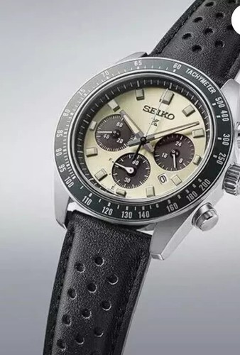 NUEVO Reloj Seiko SSC943 Speedtimer Cronógrafo Solar Bisel Verde Cristal de Zafiro - Imagen 3 de 5