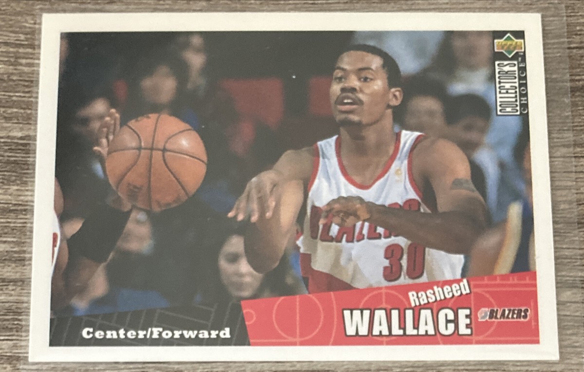 1996-97 Collector's Choice #318 Rasheed Wallace Blazers Basketball