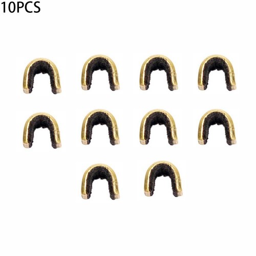 Sturdy Brass Nock Nocking Point Set for Recurve Small Medium Bow (5 Sets) - Picture 16 of 44