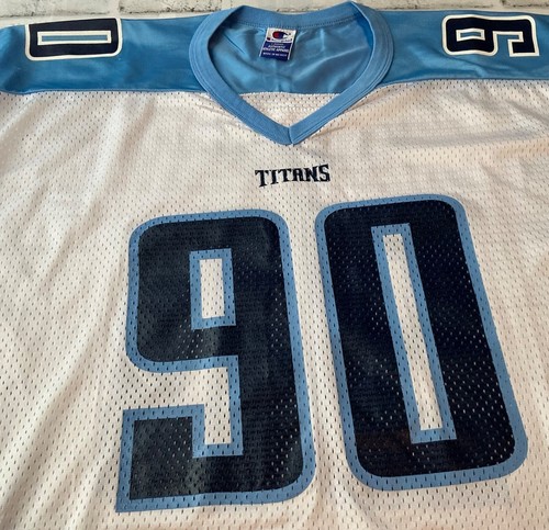 Vintage Champion Jevon Kearse Tennessee Titans Jersey 90 Size (Large) Flawed - Picture 4 of 8