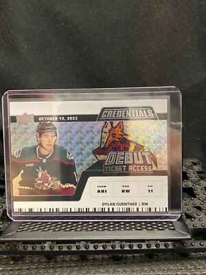 Dylan Guenther 2022-23 Credentials - Debut Ticket Access - Hort #92/599 #191