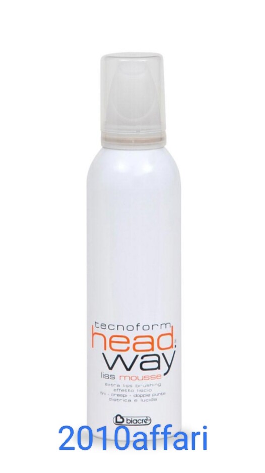 LISS MOUSSE TECNOFORM HEAD WAY BIACRE' 200 ML EFFETTO LISCIO DISTRICA E LUCIDA