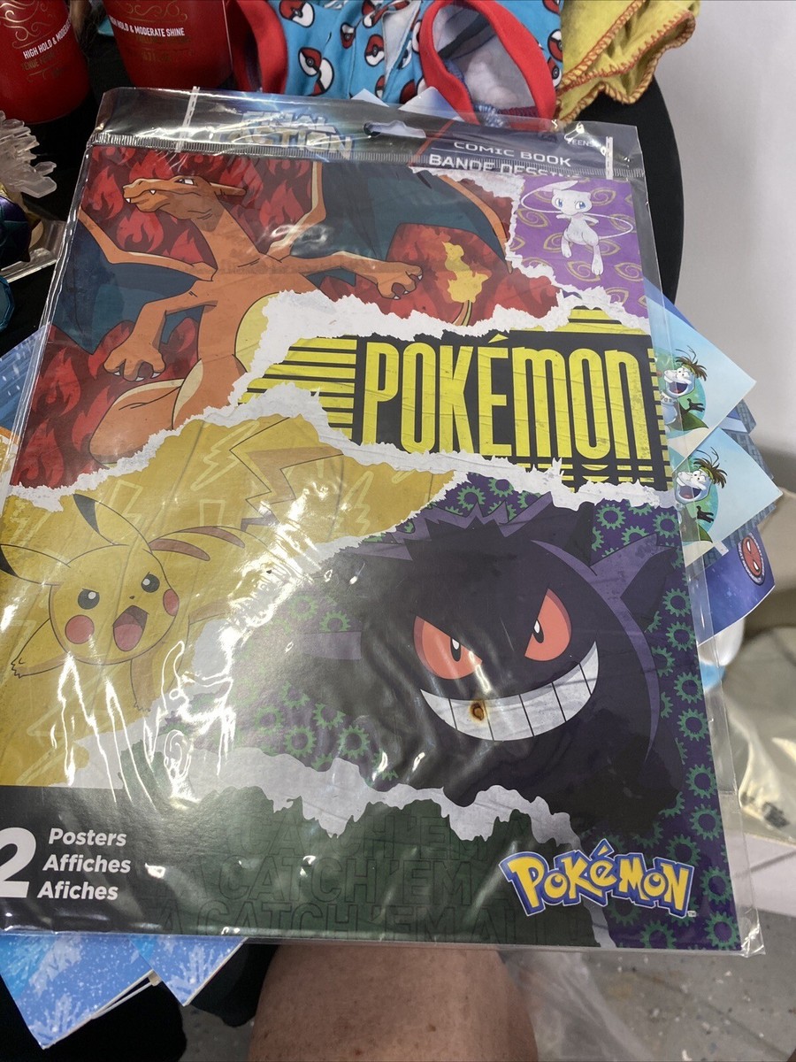 Pokémon Poster Book With 12 Different Posters- Brand New