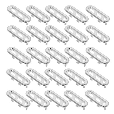  20 Pcs Waschbecken Wasserhahn Überlaufring Bad Zubehör Wasserablauf