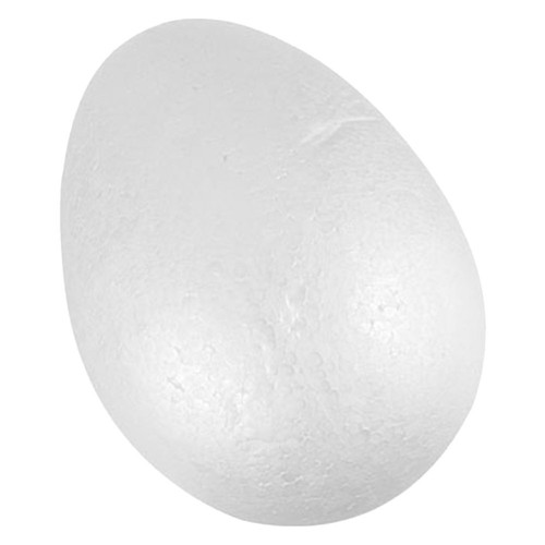 White Craft Foam Eggs Smooth For Spring Valentine’s Day Easter Holiday Art