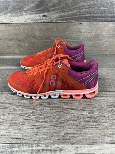 On Cloudflow Swiss Engineering Purple Women Sneaker Shoes Size 7