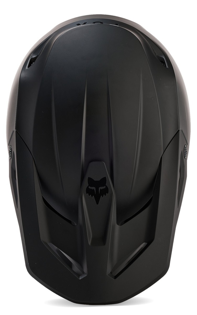 Fox Matte Black V1 Solid Helmet 31369-255-XL for sale online | eBay