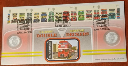 GB-2001 - BENHAM BLCS 207b-Ltd Edition FDC ""Doppeldeckerbusse"" London W4 SHS