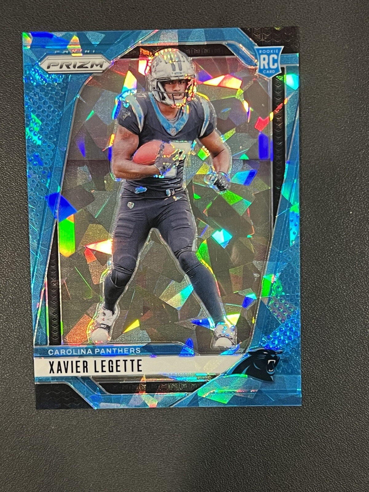 2024 Panini Prizm #398 Xavier Legette Blue Cracked Ice Prizm RC 81/99 Color M!