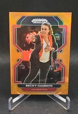 2022 Panini Prizm WNBA #179 Becky Hammon Orange Prizm 04/49 Aces