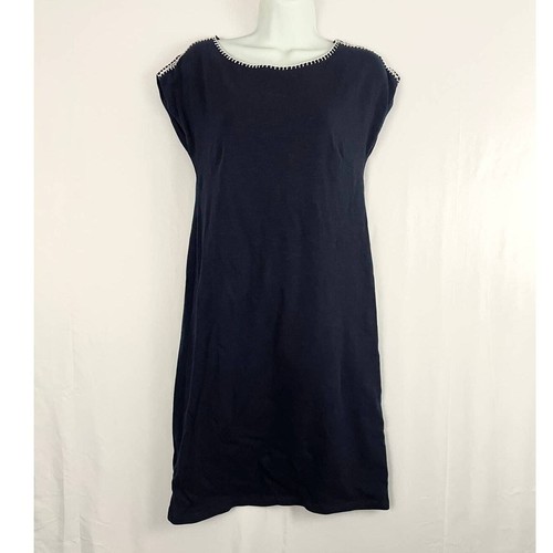 Talbots Dark Blue Dress Sz XS Womens Stitched Top - Picture 10 of 10