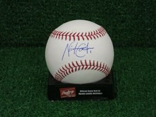 Nick Gordon Minnesota Twins Signed OMLB Baseball LOM COA (BSB572)