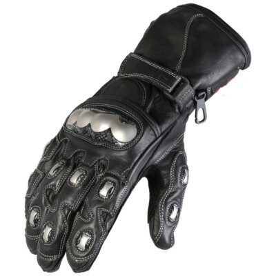 Brand New Motorcycle Track Racing Gloves Leather Motorbike Riding Gloves