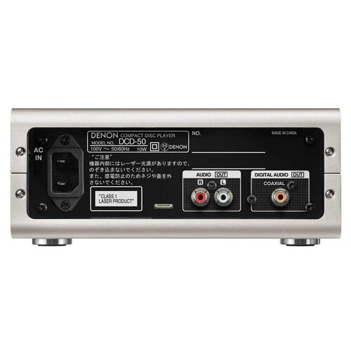 DENON CD Player DCD50SP Converter Mp3/WMA File Playback Silver 100V NEW Japan - Image 4 of 4