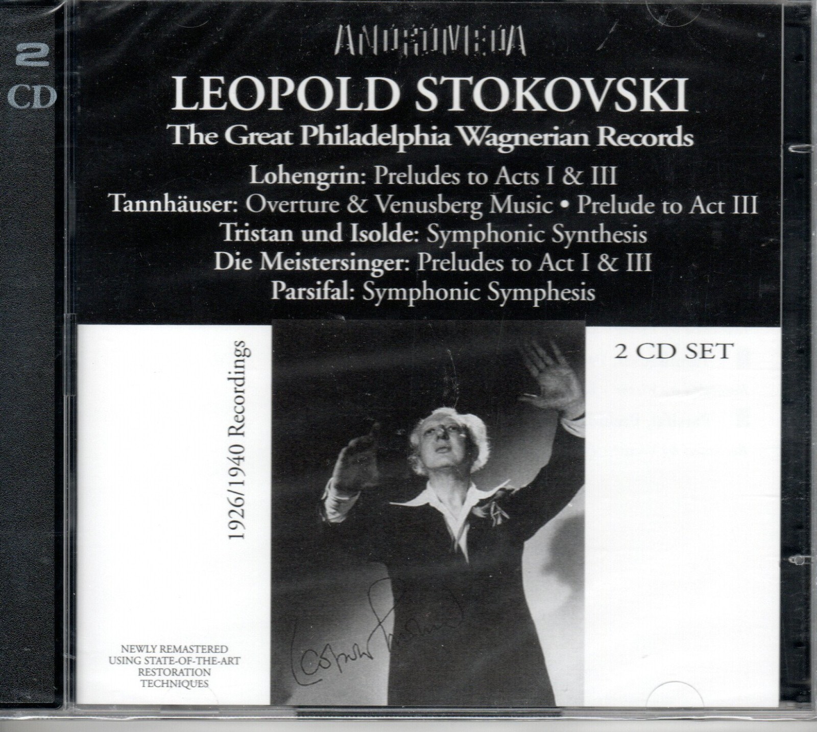 THE GREAT PHILADELPHIA WAGNERIAN RECORDS - 1926-40 - STOKOWSKI - ANDROMEDA 2CD