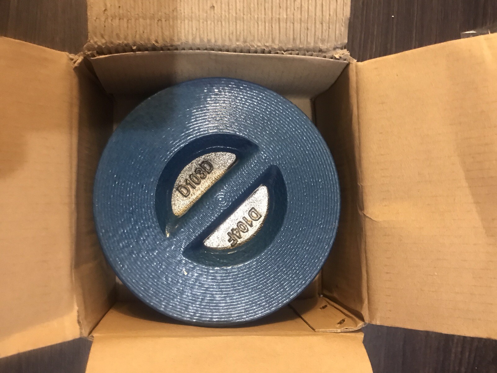 Clapet anti-retour en fonte DN150 PN16 à double battant pour réseaux hydrauliques