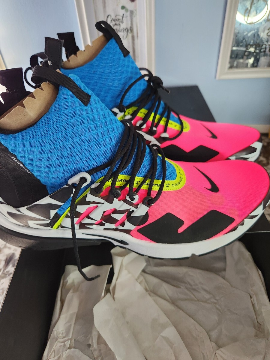 acronym presto racer pink on feet