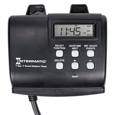 Intermatic HB880R Outdoor Timer with 7-Day Programming - Astronomic Self-Adju...