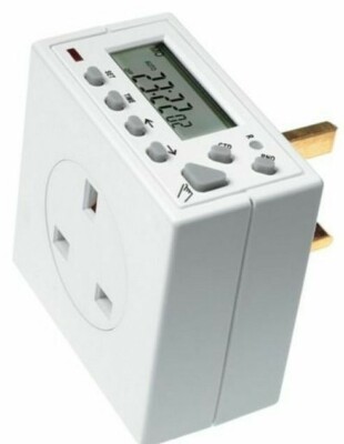 Steck-Zeitschaltuhr kompakt digital elektronisch Zeitschaltuhr 24 Std 7 Tage - Timeguard TG77