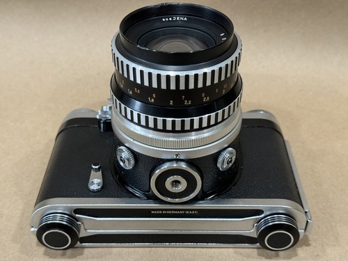 Hanimex Praktica 66 Vintage Medium Format Camera w/80mm f/2.8 Jena - Rare - Picture 3 of 11