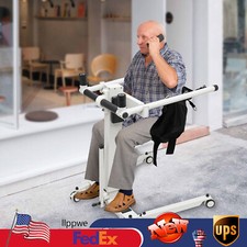 Electric Lift Patient Transfer Chair, Transfer Wheelchair Patient Lift Hydraulic