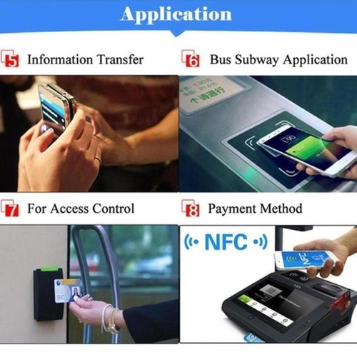 10 pcs/lot NFC Tags Label 25mm NTAG213 Blank Sticker Windows Nice Mobile J9 T1D5 - Zdjęcie 12 z 12