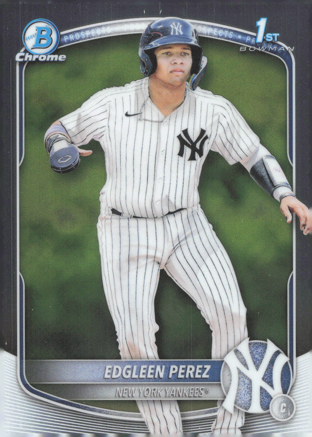 2025 Bowman - Chrome Prospects Edgleen Perez #BCP-80 Yankees 1st Bowman