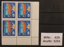 Sondermarke "Freiwillige Hilfsdienste", MiNr 629 postfrisch , 4er-Block  (5254)