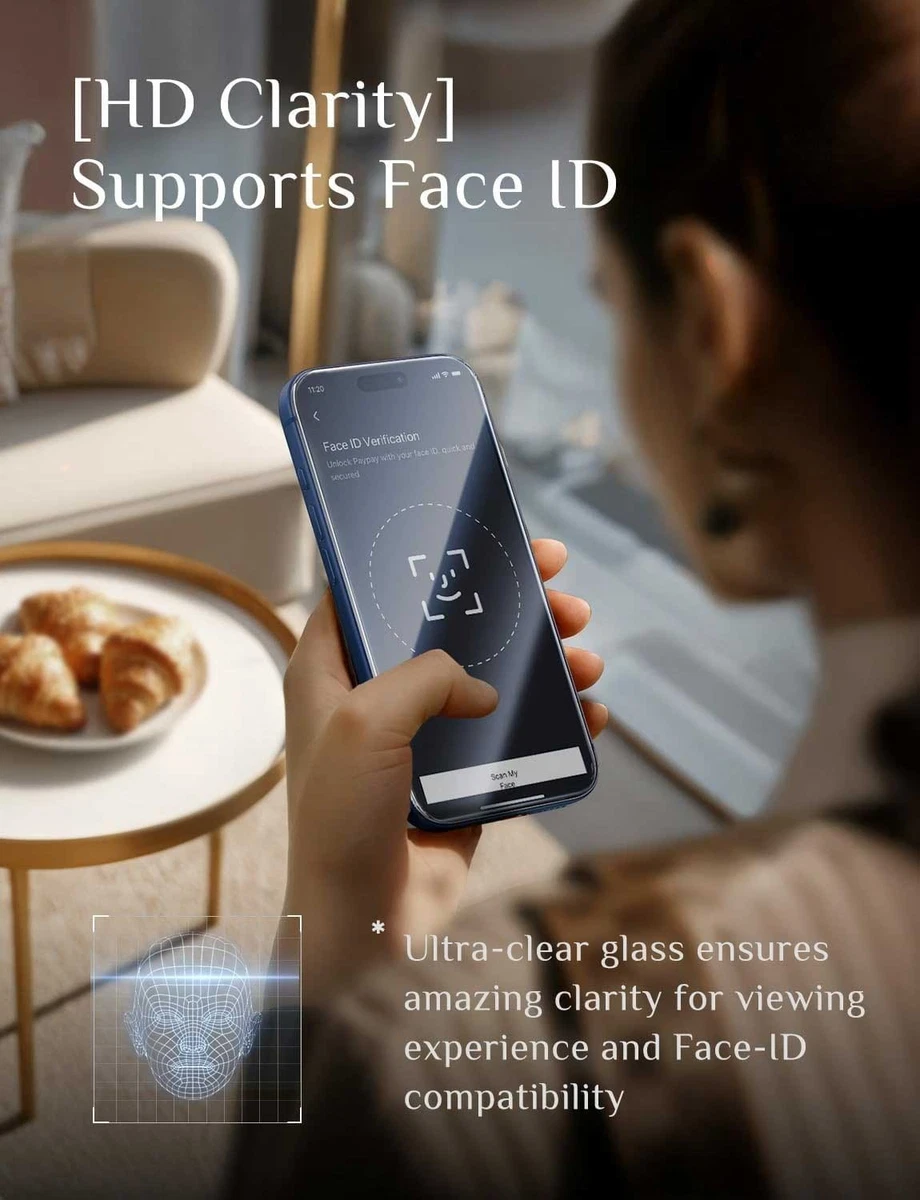 Tempered Glass Screen Protector For iPhone 18 17 17e 16 16e 15 14 13 Pro Max Air