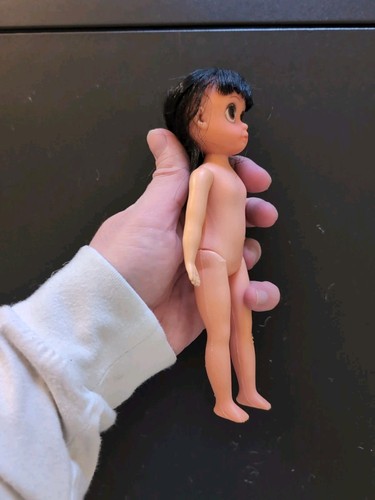 Vtg 1960s MOD SUSIE SUZY SAD Eyes Doll Black Hair Hong Kong 8" Dressed - Picture 8 of 9