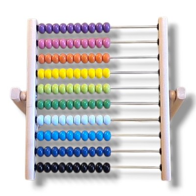 Wooden Abacus Math Counting Developmental Toy 