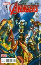 All New All Different Avengers 1A Ross VG 2016 Stock Image Low Grade