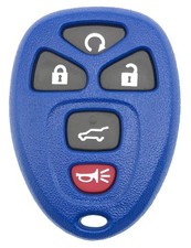 Key Fob Shell Case Fit for Suburban Tahoe Traverse/GMC Acadia Blue