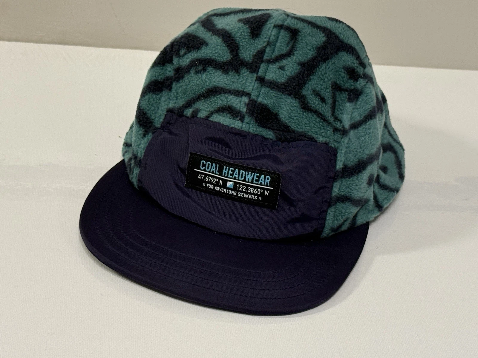 Coal Headwear 5 panel fleece and nylon hat blue teal hike camp run
Opens in a new window or tab