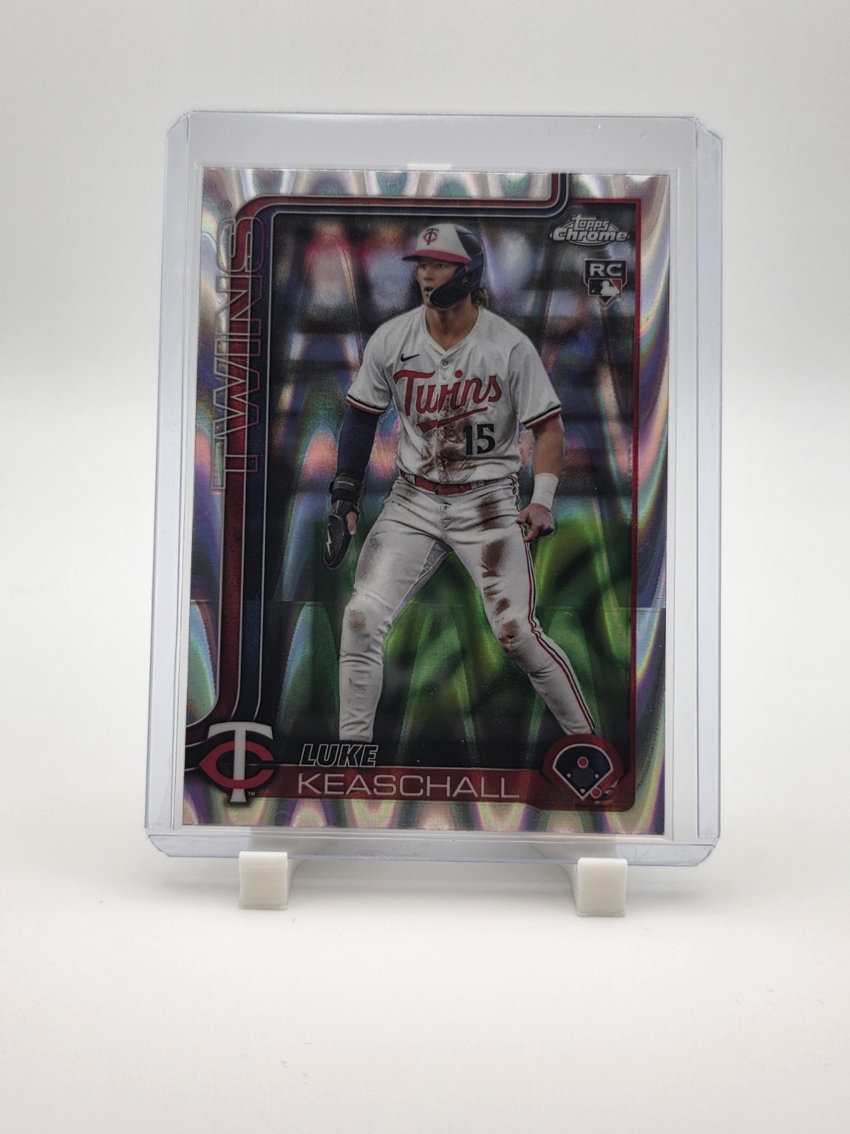 2025 Topps Chrome Update - Luke Keaschall #USC106 RayWave Refractor (RC)