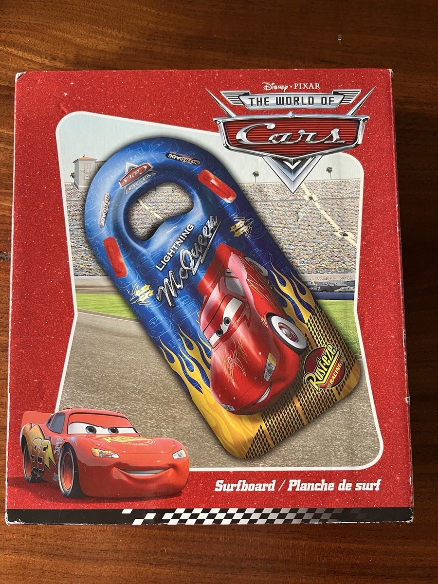 Disney Pixar Cars Surf Rider Inflatable Floatie Surfboard NEW