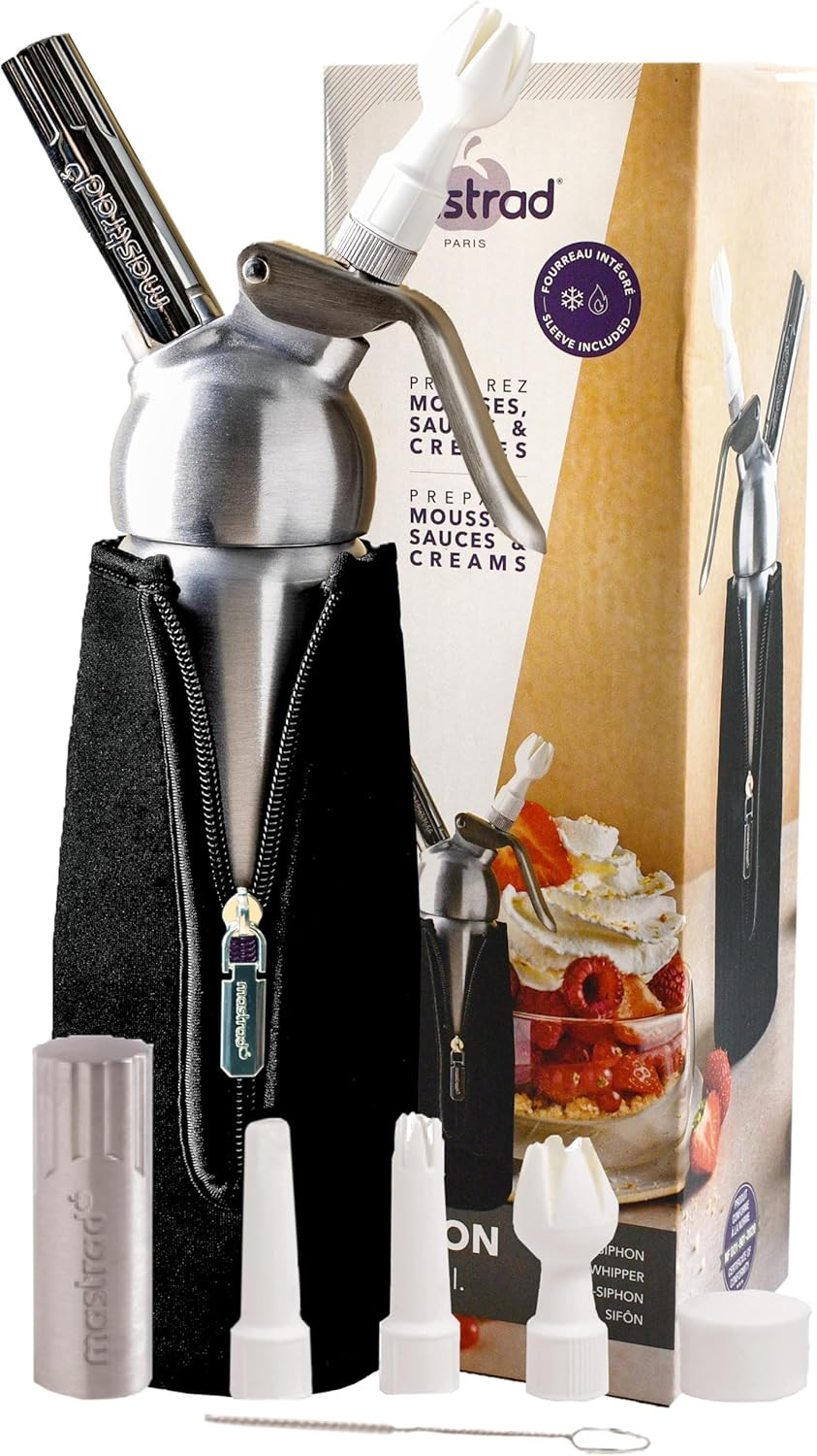 Siphon Chantilly 0,5L Aluminium Chaud et Froid Idéa