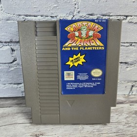 Captain Planet and the Planeteers - 1991 NES Nintendo Game And Case TESTED!