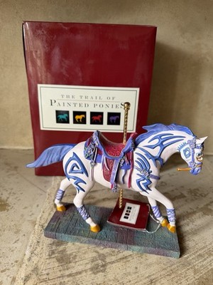 3E/3076 Trail of Painted Ponies  Vi's Violet Vision  Horse Figurine w/Box & Tag