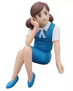 Fuchiko in der Tasse Mini Figur Blick auf Kamera Display Modell Sammlerstück