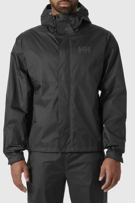 Helly Hansen Loke 2.0 Waterproof Packable Jacket Black XL *Flaw