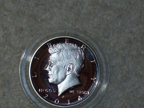 2014 P KENNEDY HALF SILVER PROOF  MINT 90 % SILVER  FROM 50th ANNIVERSARY SET