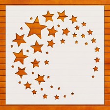 Custom Cut Star Stencil Template for Wall Art  DIY Crafts - StencilAir