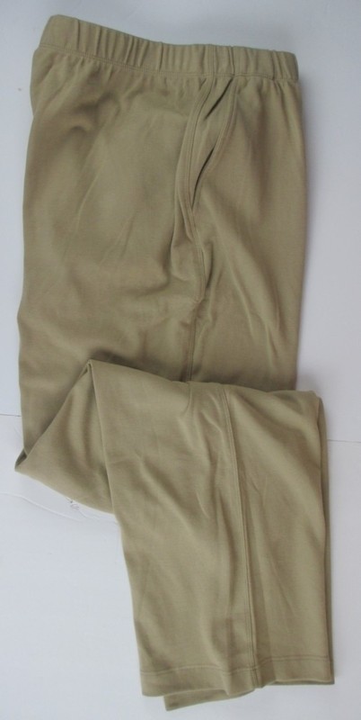 LANDS END Khaki Sport Cotton Knit Pants Womens S/P Petite 6-8 ~GC~
