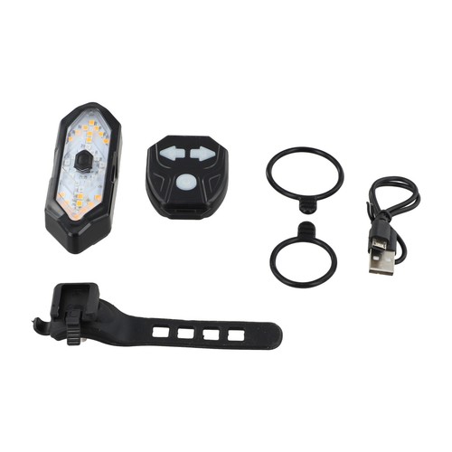 Convenient USB Charging Turn Signal Light with Remote Control for Bikes - Picture 8 of 12