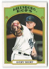 2021 Topps Heritage Minor League #46 Avery Short Hillsboro Hops