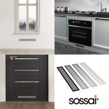 sossai® Aluminium Lüftungsgitter Alucratis Belüftungsgitter Türgitter Stegblech